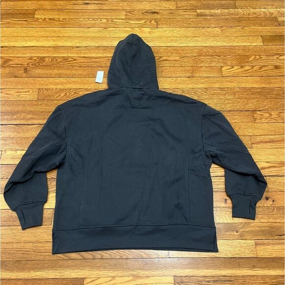 Old Navy Active Gray Pullover Hoodie Sweatshirt Size Medium Neck Warmer NWT - Picture 7 of 7